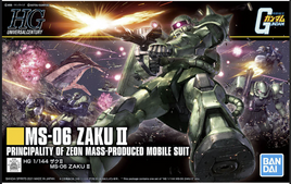Bandai - Universal Century - MS-06 Zaku II Principality of Zeon Mass-Produced Sui HG 1/144 Kit