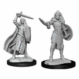 WizKids 90264 - Pathfinder Battles Deep Cuts - Female Human Champion Unpainted Minis 2pc