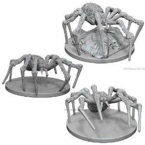 D&D - Nolzur's Marvelous Miniatures - Spiders Unpainted Minis 3pc