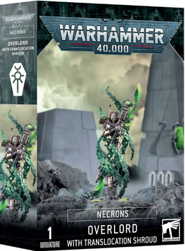 Warhammer 40k - Necrons - Overlord with Translocation Shroud