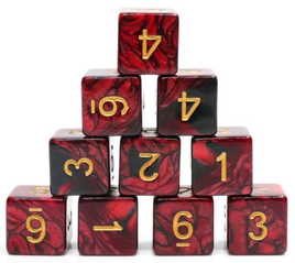 Foam Brain Games - Joker's Wild 16mm d6 Set (12 Count)