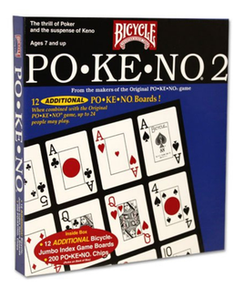 USPCC - Bicycle Po-ke-no 2 Card Game