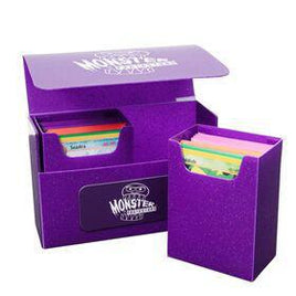 Monster - Deck Box - Glitter Double Deck Box Purple