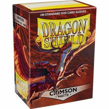 Load image into Gallery viewer, Dragon Shield - Standard Sleeves - Matte Crimson 100ct