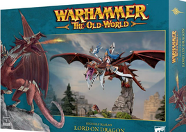 Warhammer The Old World - High Elf Realms - Lord on Dragon