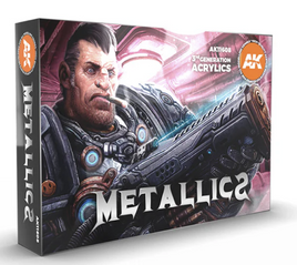 AK Interactive - Metallics 3Gen Acrylics Paint Set AK11608