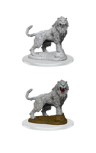 Load image into Gallery viewer, D&amp;D - Nolzur&#39;s Marvelous Miniatures - Crag Cat Unpainted Miniature