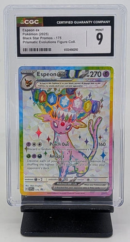 Graded Pokemon - Espeon ex Black Star Promo 175 CGC 9 MINT