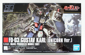 Bandai - FD-03 Gustav Karl (Unicorn Ver.) E.F.S.F Mass-Produced Mobile Suit HGUC 1:144 Scale Model Kit