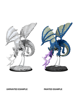 D&D - Nolzur's Marvelous Miniatures - Young Blue Dragon Unpainted Mini