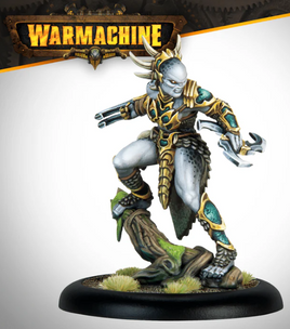 Warmachine - Mercenaries - Nissak, Totem Huntress Champion