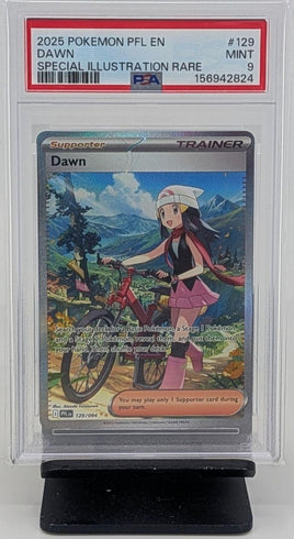 Graded Pokemon - Dawn Trainer SIR #129 PSA 9 MINT