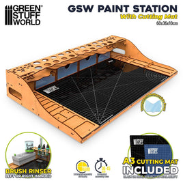 Green Stuff World - GSW Paint Station with Cutting Mat