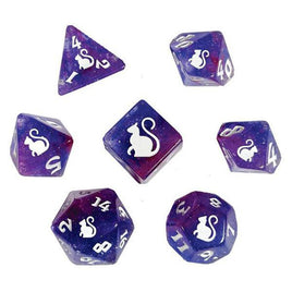 Black Oak - Dice - Kitty Clacks: Quantum 7-Dice RPG Set