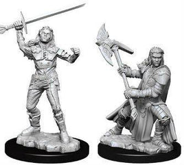 WizKids 73542 - D&D Nolzur's Marvelous Miniatures - Female Half Orc Fighter