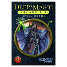 Kobold Press - Deep Magic  - Arcane 4-9 Spell Cards 5E