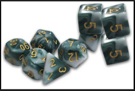 Goodman Games - Thracian Azure Swirl 9-Dice RPG Set