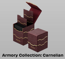 Gatherers Tavern - Domaru Armory Vertex Carnelian Deck Box 100+