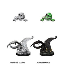 Load image into Gallery viewer, WizKids - D&amp;D Nolzur&#39;s Marvelous Miniatures 73850 - Black Dragon Wyrmling