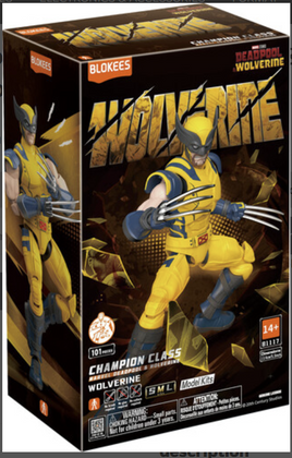 Blokees - Marvel Deadpool & Wolverine - Wolverine Champion Class Model Kit
