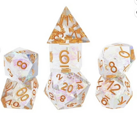 Sirius - Sharp Crystal Fairy RPG Dice Set