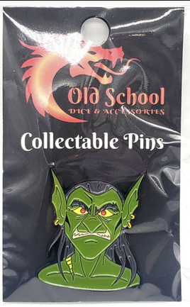 Old School Dice & Accessories Enamel Pin - Goblin