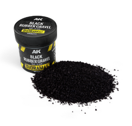 AK Interactive - Diorama Series Black Rubber Gravel AK8311