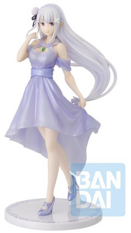 Bandai - Re:Zero Starting Life in Another World - Emilia Dreaming Future Ichibansho Figure
