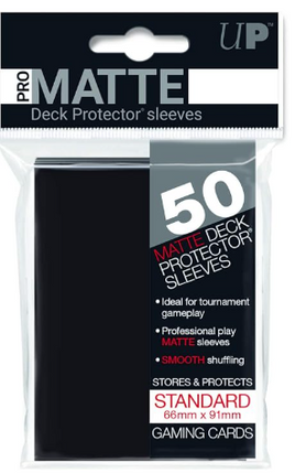 Ultra Pro - ProMatte Black Sleeves 50 Count