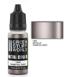 Green Stuff World - Metal Color Paint - Tinmetal Grey