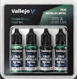 Vallejo - Paint Set - True Metallic Dusken Green