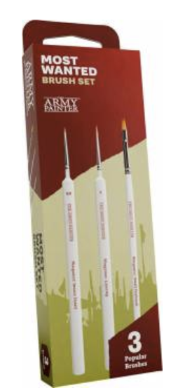 Army Painter - Most Wanted Brush 3pc Set