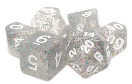 Old School Dice - Particles: Happy New Year! RPG Dice Set