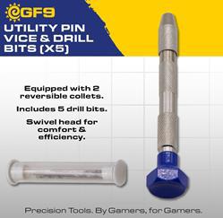Gale Force 9 - Utility Pin Vice & Drill Bits (x5)