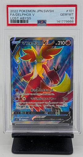 Graded Pokemon - Delphox V FA #101 JPN PSA 10 GEM MT