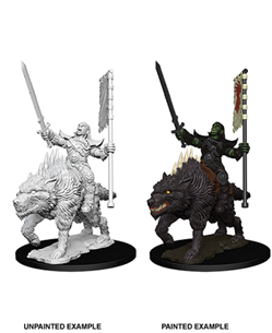 WizKids 73547 - Pathfinder Battles Deep Cuts - Orc on Dire Wolf