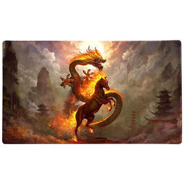 Dragon Shield - Fire Horse 2026 Playmat with Tube