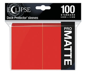 Ultra Pro - Standard Sleeves - Eclipse ProMatte 100ct - Apple Red