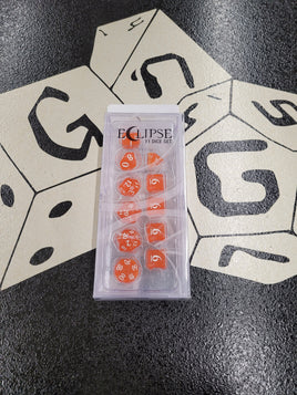 Ultra Pro - Dice - Eclipse 11ct Set - Pumpkin Orange