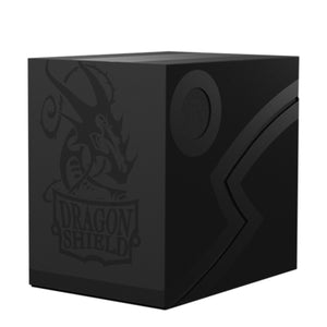 Dragon Shield - Deck Box - Double Shell Black & Black 150