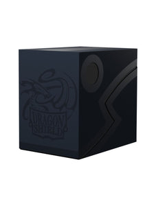 Dragon Shield - Deck Box - Double Shell Midnight Blue & Black 150