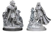 Load image into Gallery viewer, D&amp;D - Nolzur&#39;s Marvelous Miniatures - Female Tiefling Sorcerer Unpainted Minis 2pc