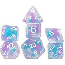 Sirius - Dice - 7ct - Cotton Candy Glowworm