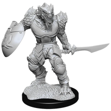 Load image into Gallery viewer, D&amp;D - Nolzur&#39;s Marvelous Miniatures - Female Dragonborn Fighter Unpainted 2pc
