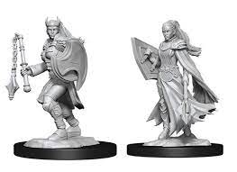 WizKids - D&D Nolzur's Marvelous Miniatures 90233 - Kalashtar Cleric Female