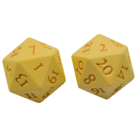 Ultra Pro - Dice - Vivid Heavy Metal 2d20 - Yellow