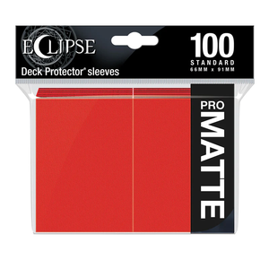 Ultra Pro - Standard Sleeves - Eclipse ProMatte 100ct - Apple Red