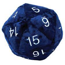 Ultra Pro - Plush - D&D Jumbo Plush d20 - Blue