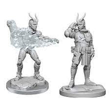 Load image into Gallery viewer, Starfinder - Deep Cuts - Male Lashunta Technomancer 2pc Unpainted Minis 90501