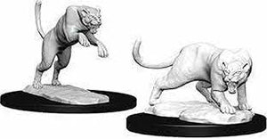 WizKids - D&D Nolzur's Marvelous Miniatures 73404 - Panther & Leopard